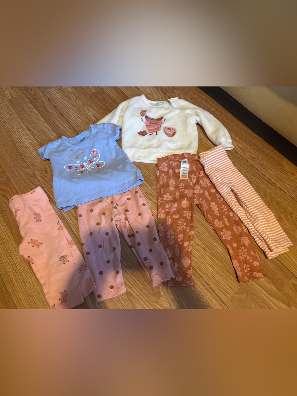 12 month baby girls pekkle clothing lot